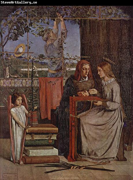 Dante Gabriel Rossetti The Girlhood of Mary Virgin